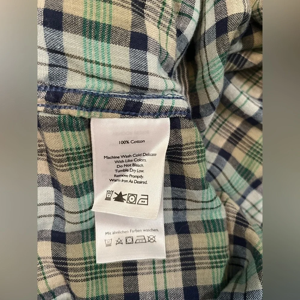 Eddie Bauer Men's Casual Shirt - 100% Cotton Lined Button up XLT vintage - Picture 4 of 5